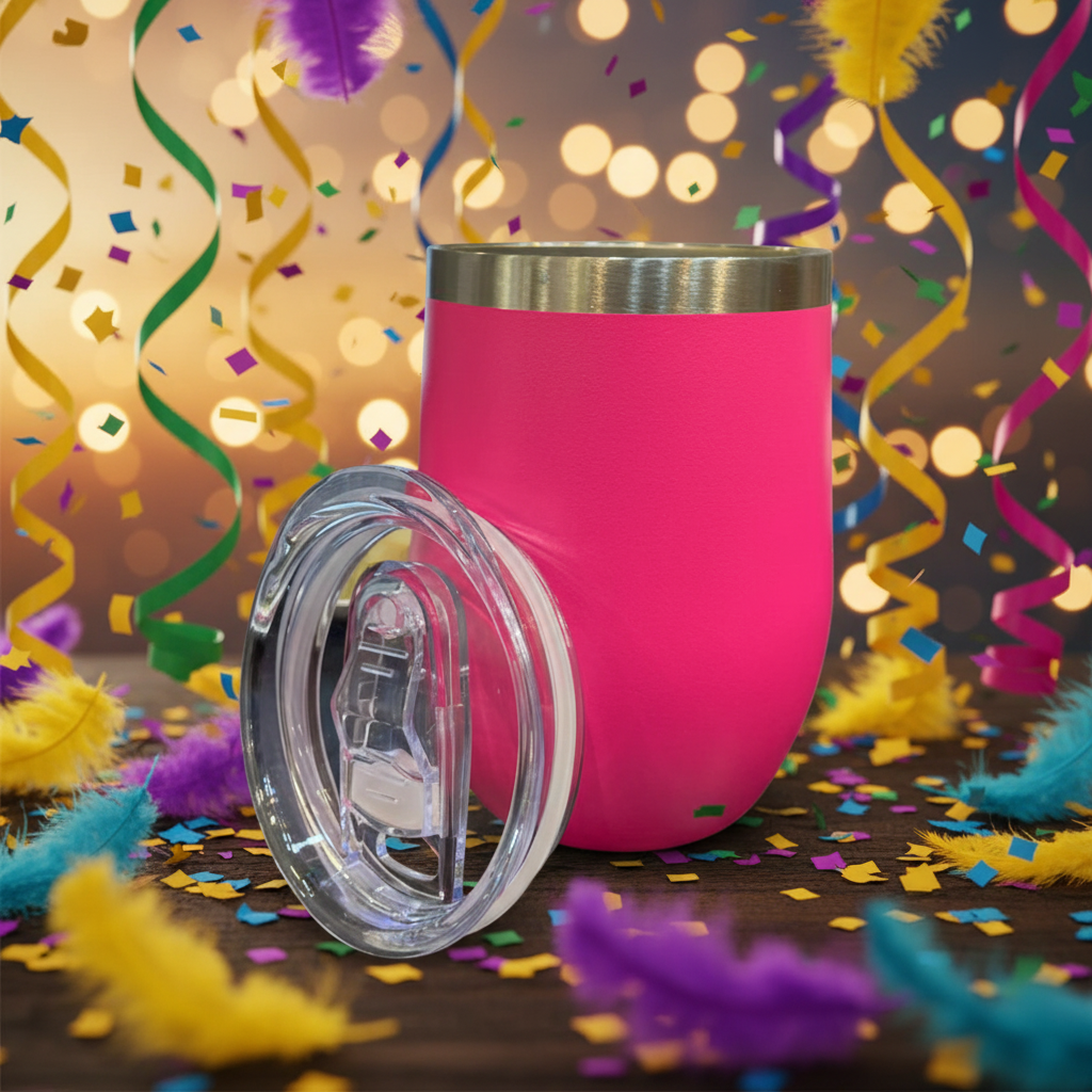 COPO Térmico Inox com Tampa Antivazamento (360 ml) - Pink