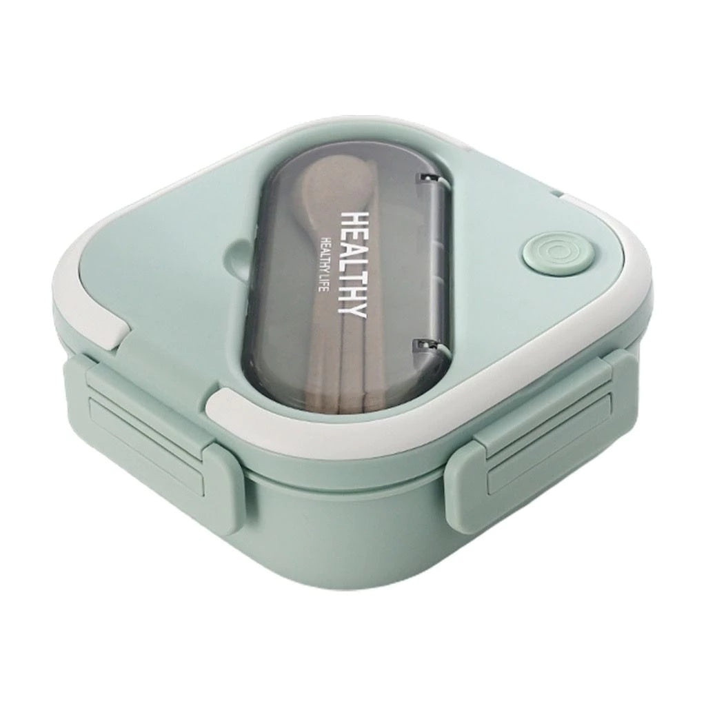 Marmita Hermética com Alça e Talheres - VERDE