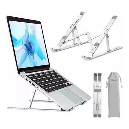 Suporte Dobrável para Notebook — Mais Conforto, Produtividade e Praticidade!