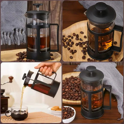 Cafeteira Prensa Francesa 350 ml – Sabor, Aroma e Elegância em Cada Xícara ☕