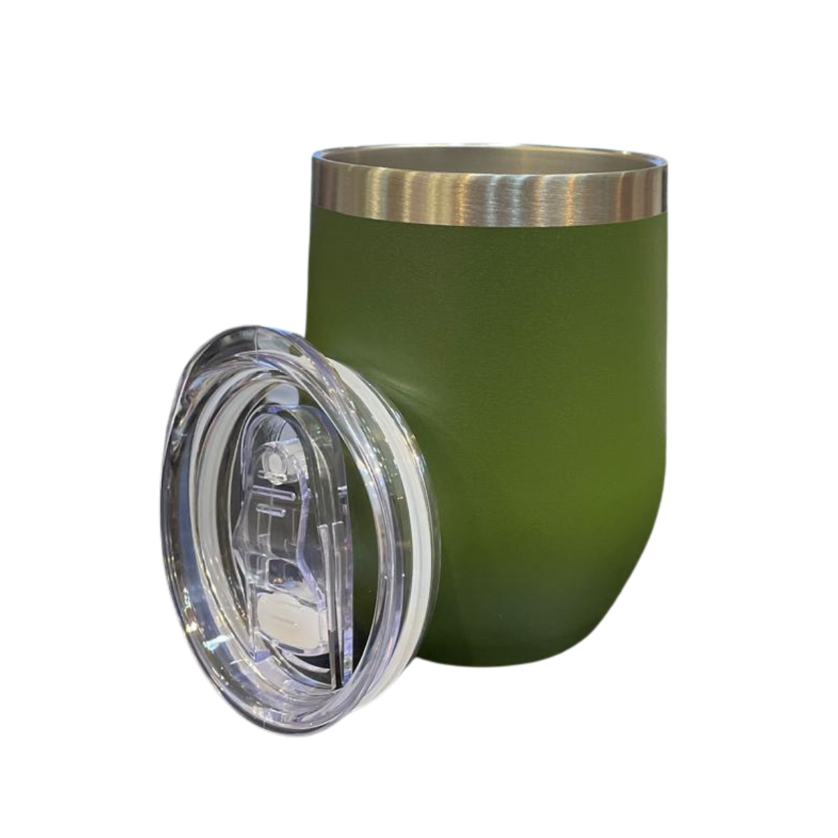 COPO Térmico Inox c/ Tampa Antivazamento (360 ml) - Verde