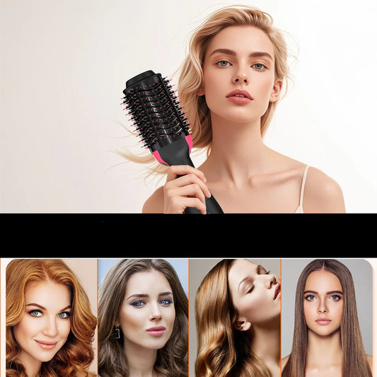 LISAPRO - Escova de Cabelo 3 em 1 (alisa, modela e seca)