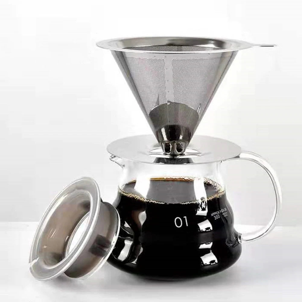 Filtro de café reutilizável (inox)