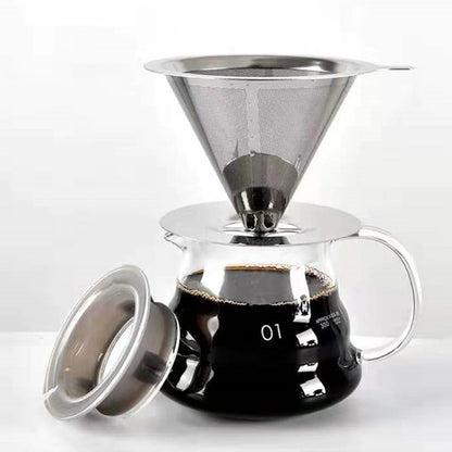 Filtro de café reutilizável (inox)