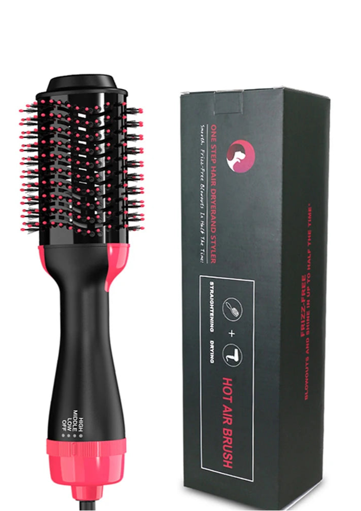 LISAPRO - Escova de Cabelo 3 em 1 (alisa, modela e seca)