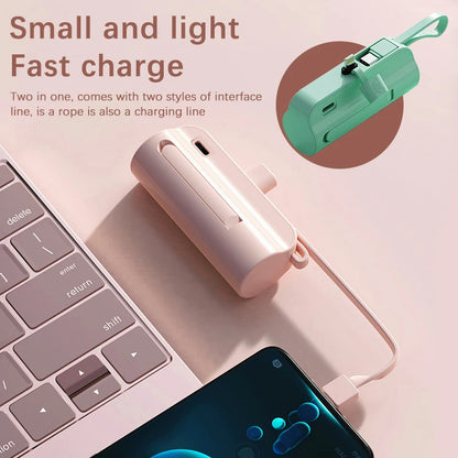 Mini Power Bank 10.000 mAh – Energia Extra Sempre com Você! ⚡