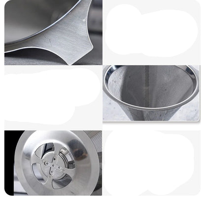 Filtro de café reutilizável (inox)
