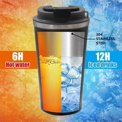 Caneca térmica em aço inoxidável com isolamento a vácuo