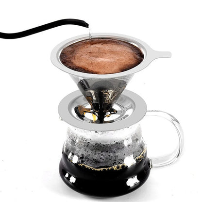 Filtro de café reutilizável (inox)