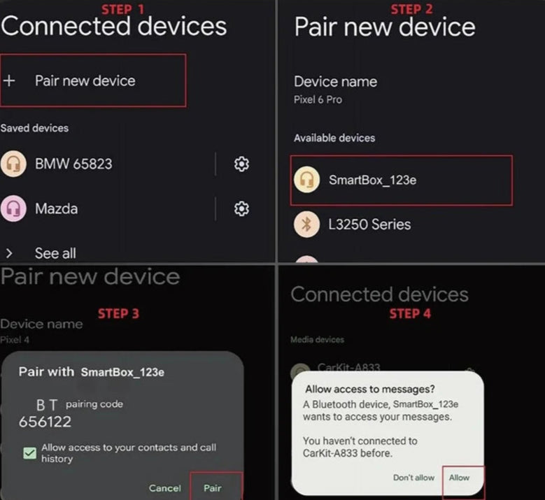 Adaptador de multimídia para conexão sem fio com smartphone