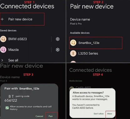 Adaptador de multimídia para conexão sem fio com smartphone