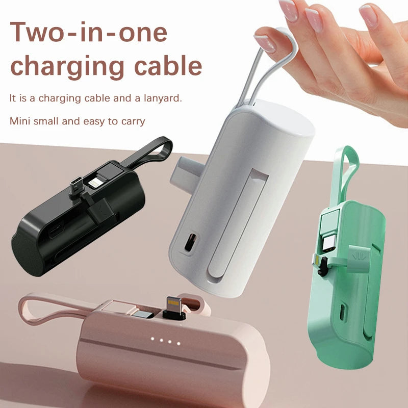 Mini Power Bank 10.000 mAh – Energia Extra Sempre com Você! ⚡