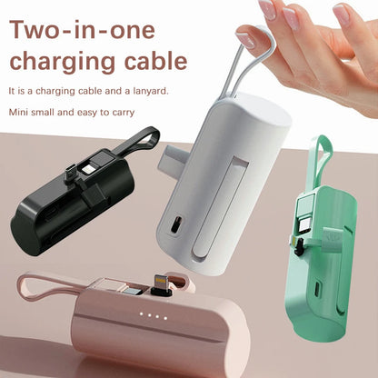 Mini Power Bank 10.000 mAh – Energia Extra Sempre com Você! ⚡