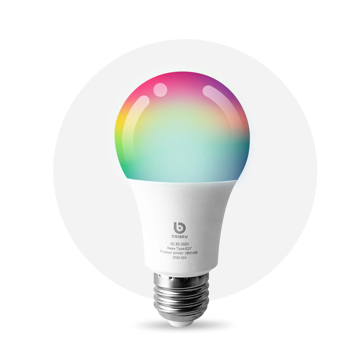 Lâmpada LED Inteligente Wi-Fi RGB – Deixe sua casa com a sua cara! 💡✨