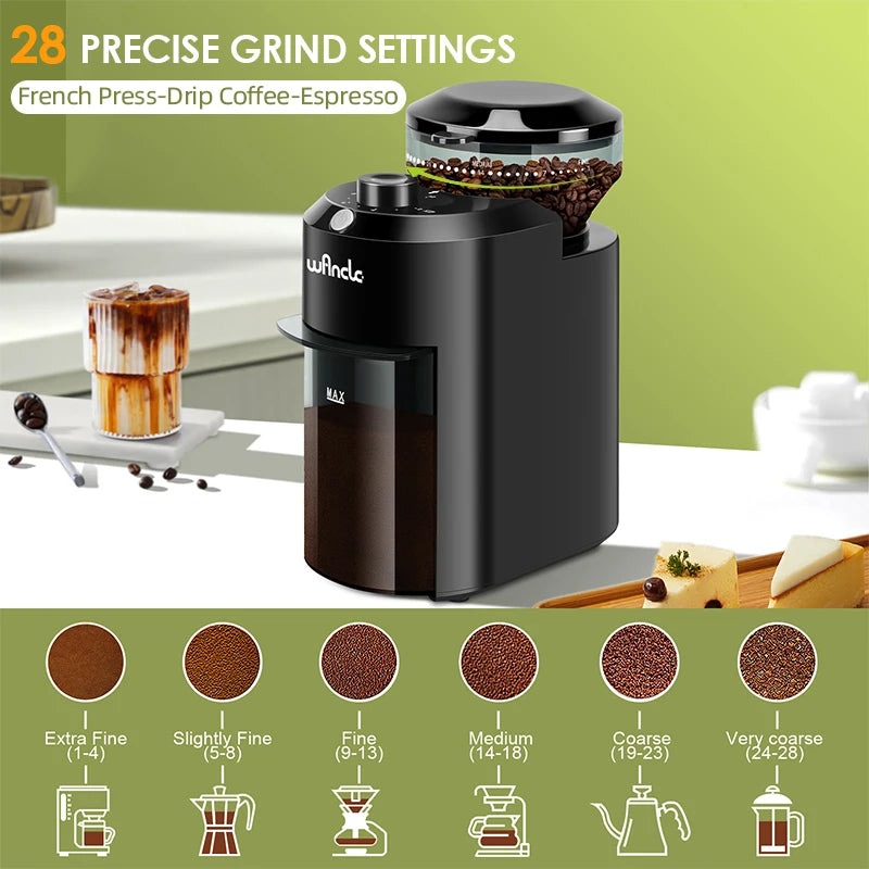 Moedor Elétrico para Grãos de Café
