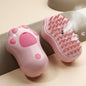 Escova Pet 3x1 para cães e gatos - spray de vapor