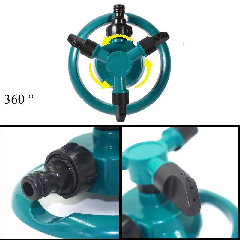 Irrigador 360º Automático para jardins
